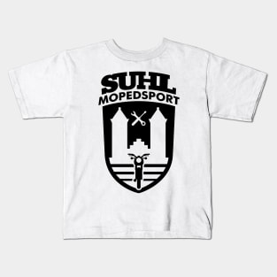 Suhl Mopedsport Simson Logo (black) Kids T-Shirt